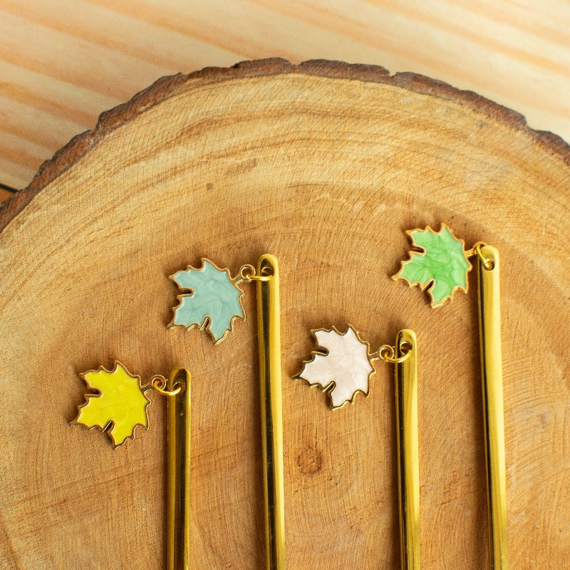 Maple Leaf Dessert Spoon Set of 4