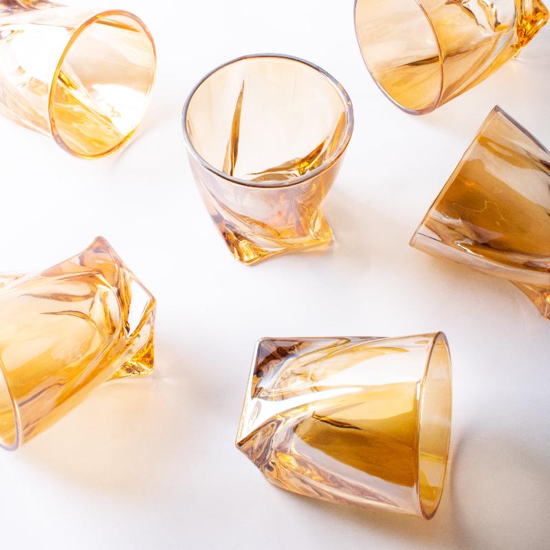 Golden Cascade Drinkware (Set of 2)