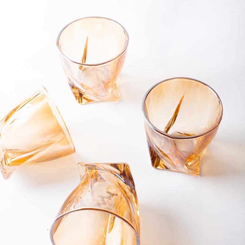 Golden Cascade Drinkware (Set of 2)