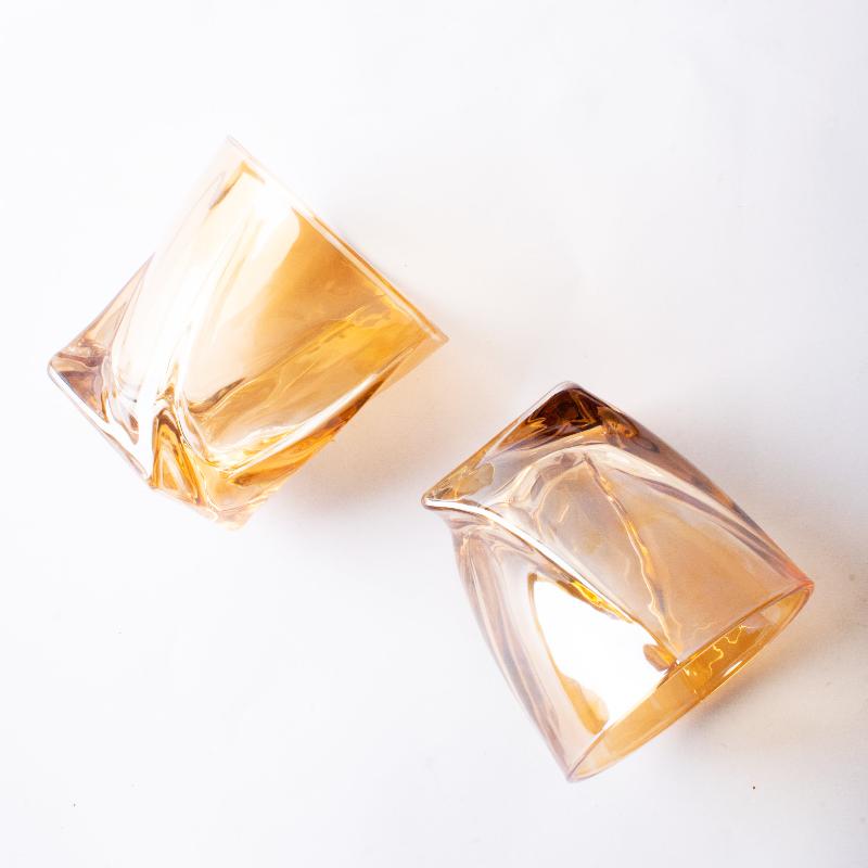 Golden Cascade Drinkware (Set of 2)