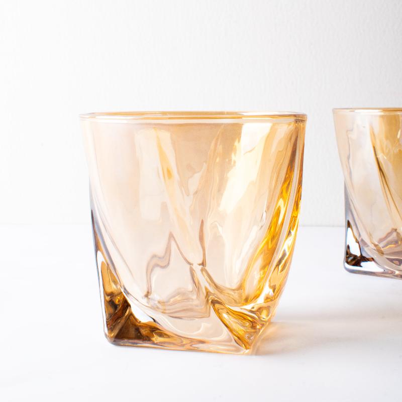 Golden Cascade Drinkware (Set of 2)