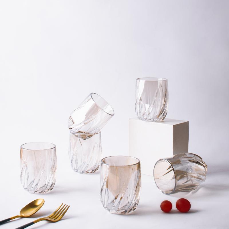 Gilded Swirl Glasses (Set of 2)