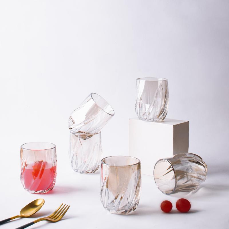Gilded Swirl Glasses (Set of 2)