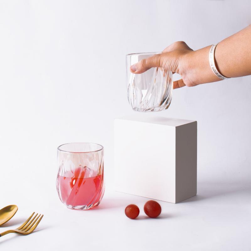 Gilded Swirl Glasses (Set of 2)