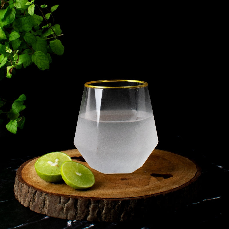 The Sipper's Whisper Frosted Glass (Set of 2)