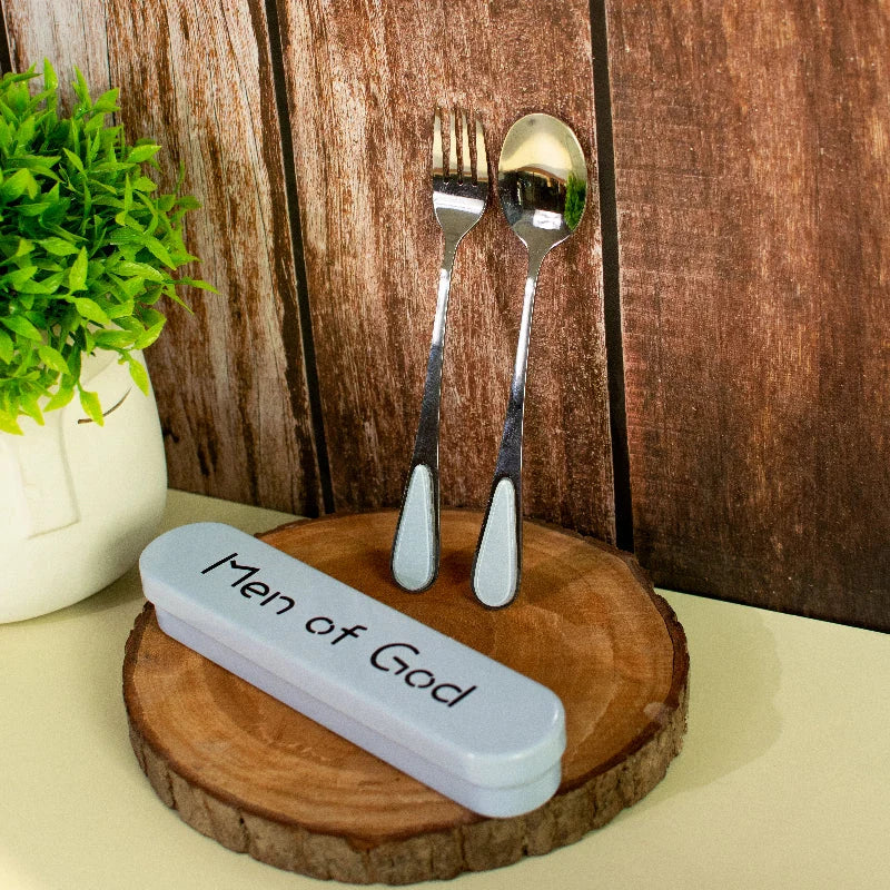 Men Of God Cutlery Set