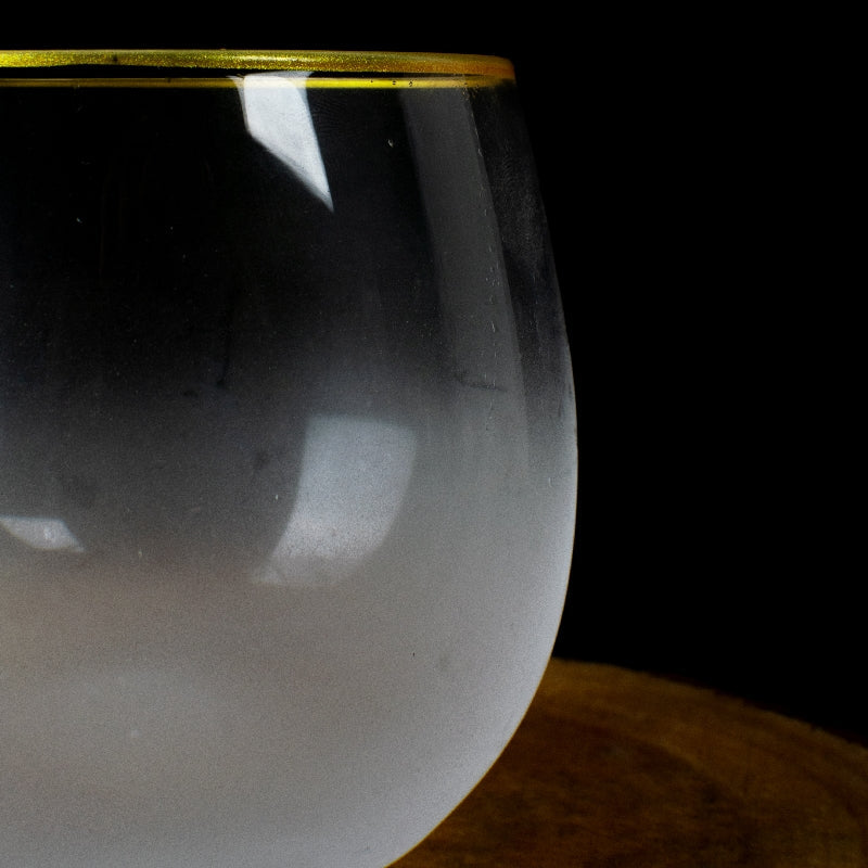Modern Martini Frosted Glass (Set of 2)