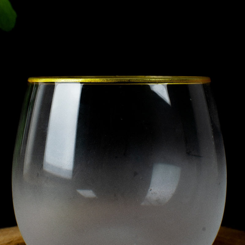 Modern Martini Frosted Glass (Set of 2)