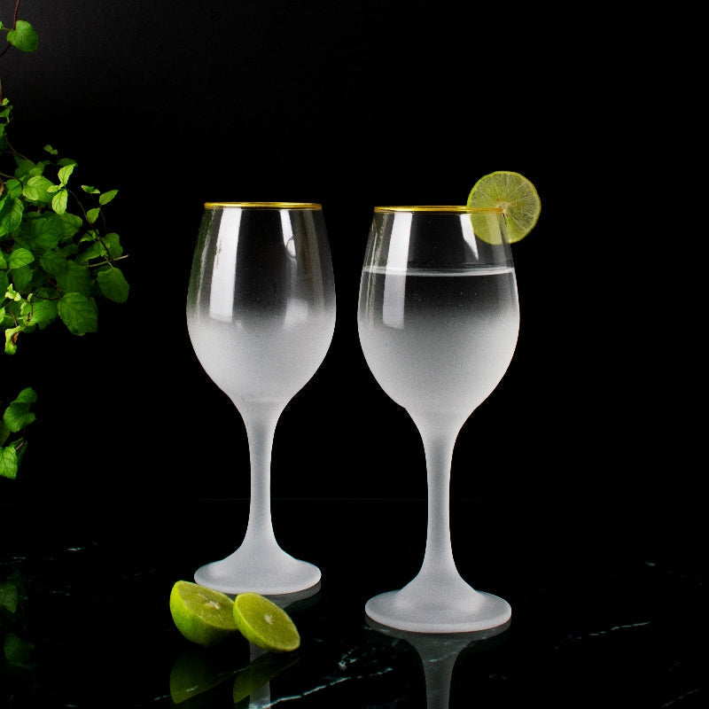 Sophisticated Nook Frosted Glass (Set of 2)