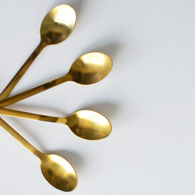 Festive Cookie Dessert Spoon Set of 4