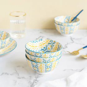 Colorful Designer Pattern Moroccan Bowl