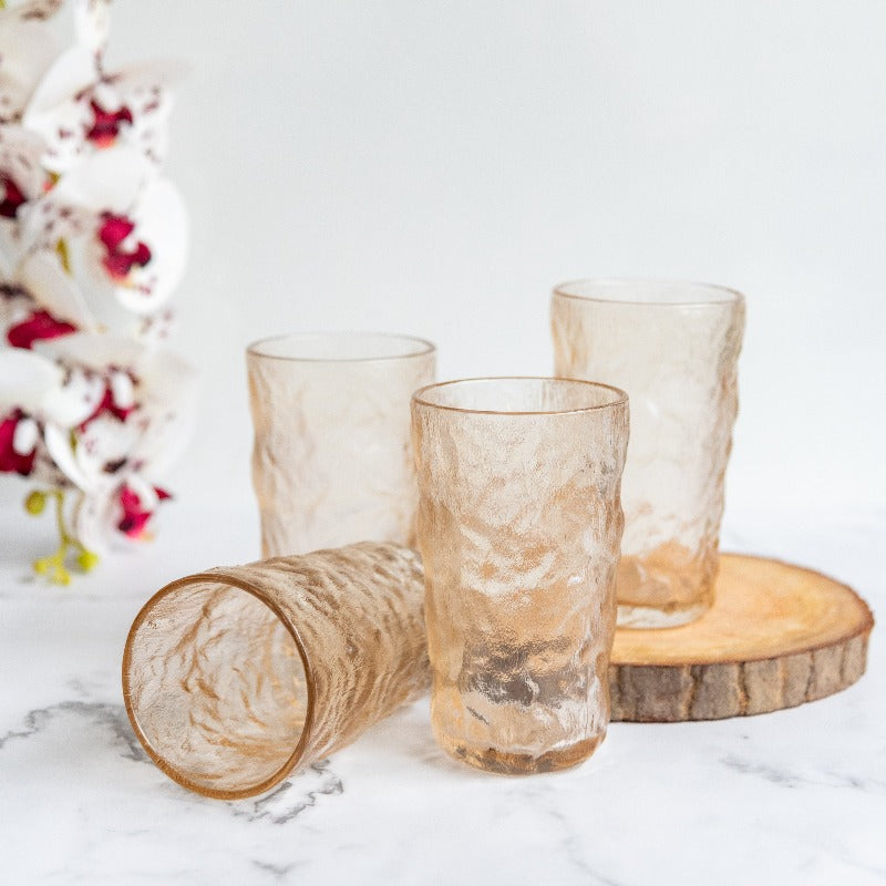 Premium Frosted Glacier Glass (Set of 4)