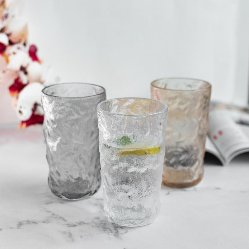 Premium Frosted Glacier Glass (Set of 4)