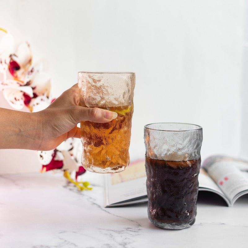 Premium Frosted Glacier Glass (Set of 4)